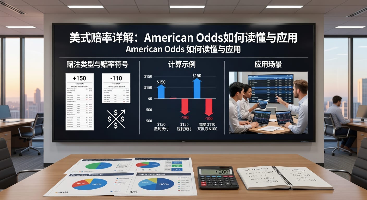 美式赔率 american odds 读懂与计算指南