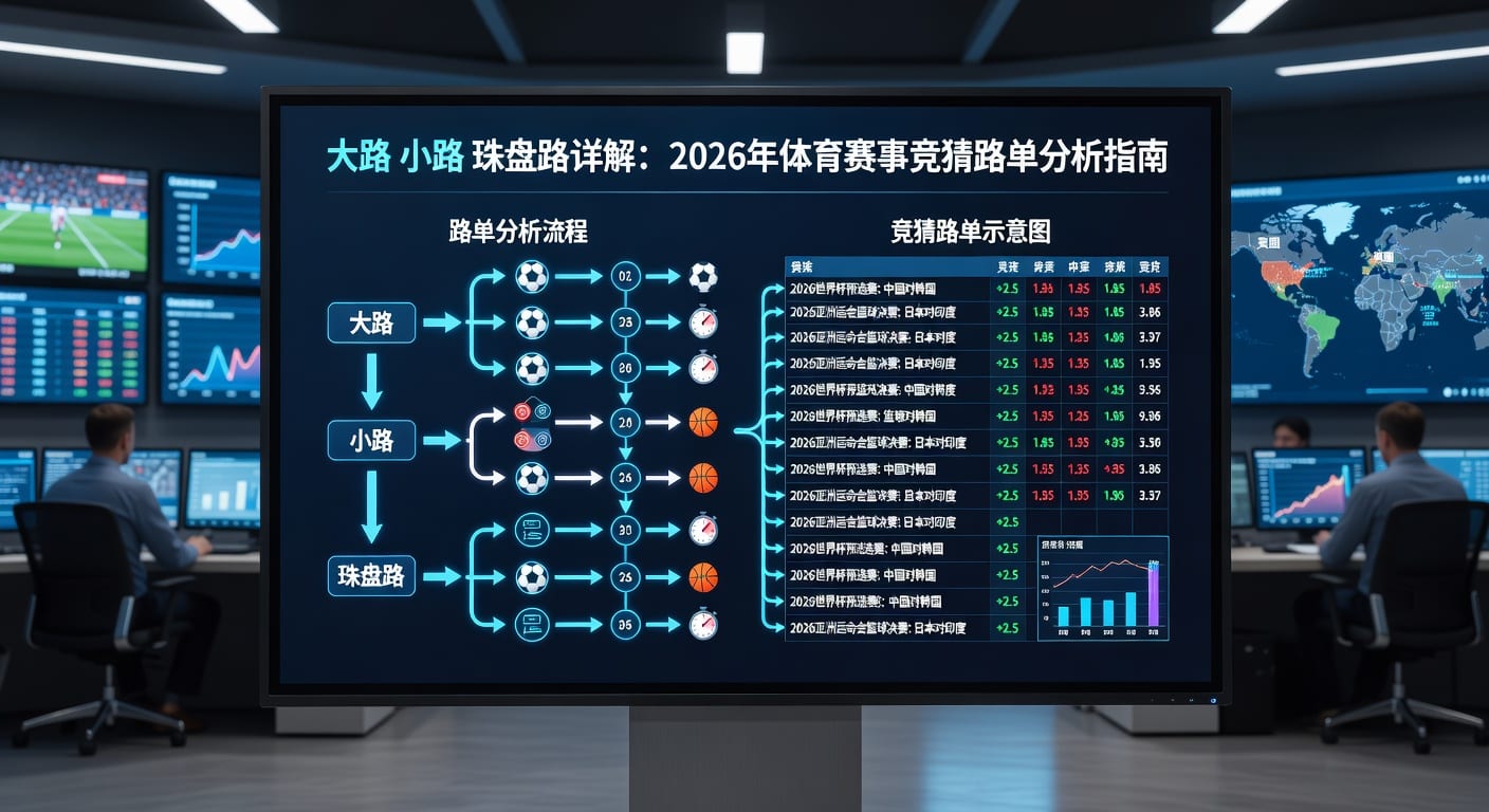 大路小路珠盘路走势解读与实战判断