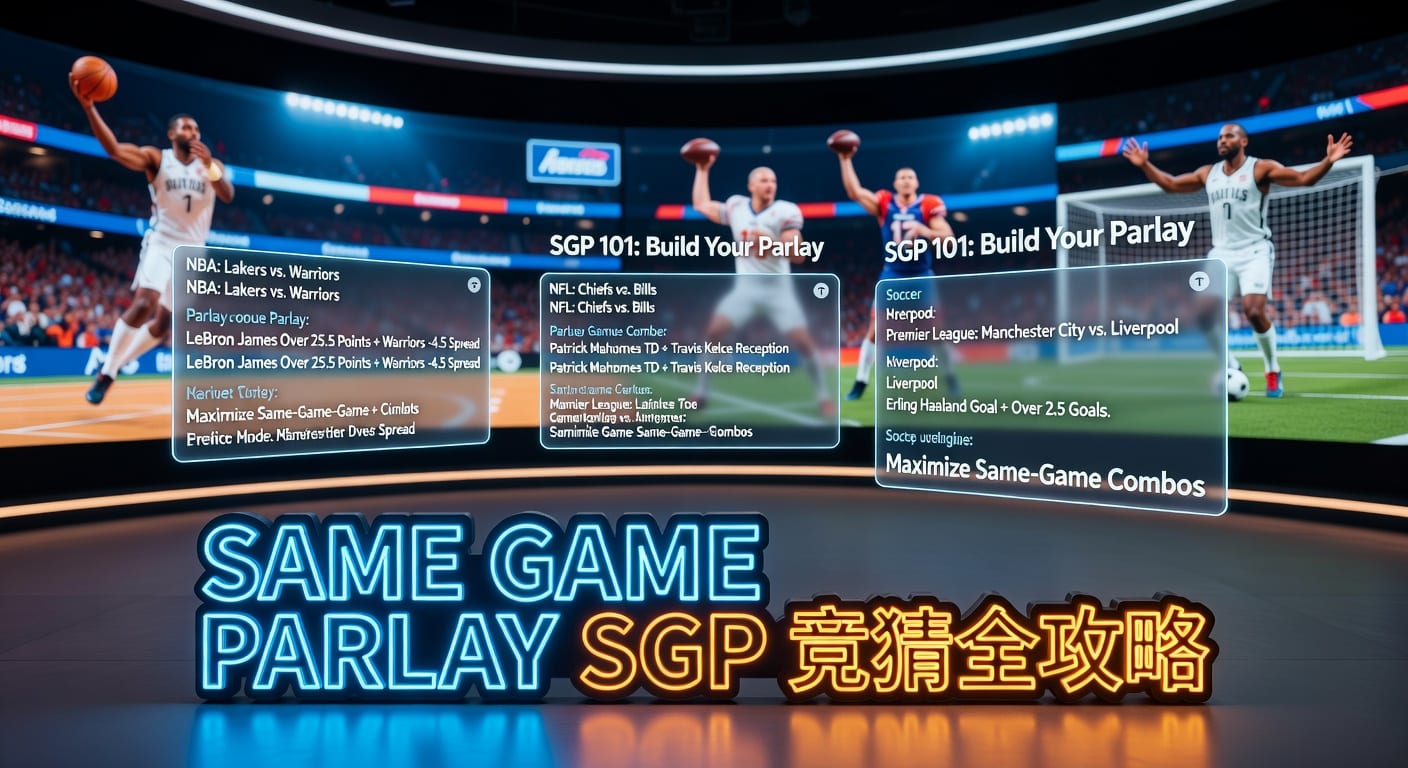 same game parlay SGP 单场串关实战观察