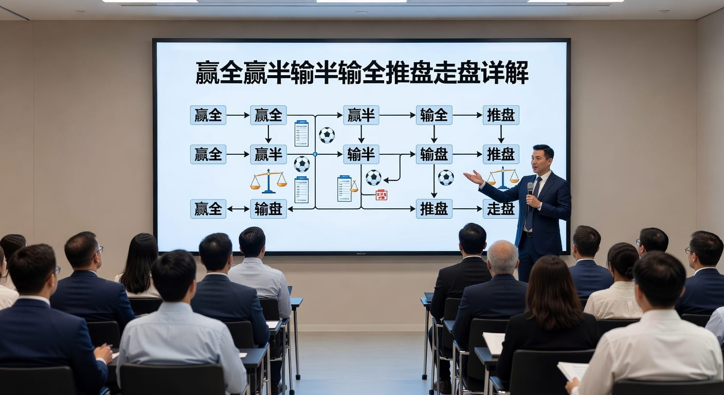 赢全 赢半 输半 输全 推盘 走盘：盘口结算判读