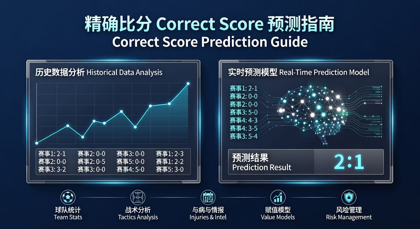 精确比分 correct score：2026年投注技巧与赛前判断